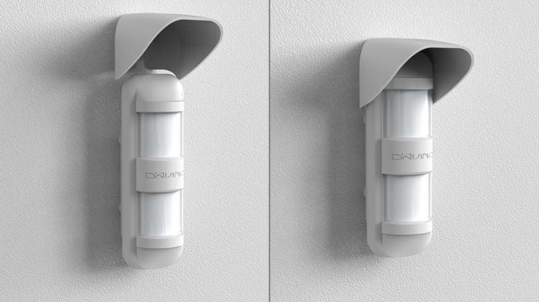 Détecteur de mouvement extérieur bi-technologie Atlantico D'Avinci Security