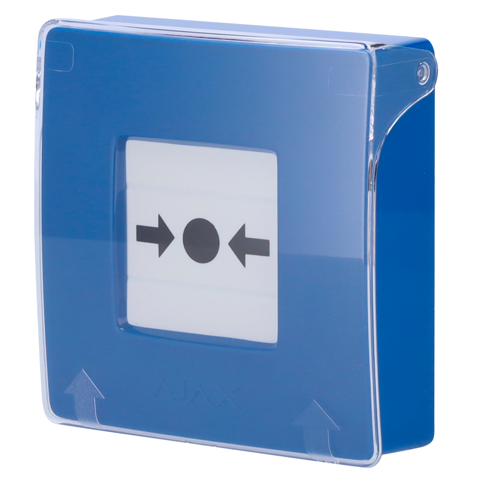 Botón de alarma de incendios AJ-MANUALCALLPOINT-BLUE AJAX